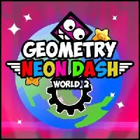 Geometry Neon Dash World Two - Unblocked Games G+
