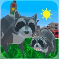 Raccoon Adventure City Simulator 3D - Unblocked Games G+